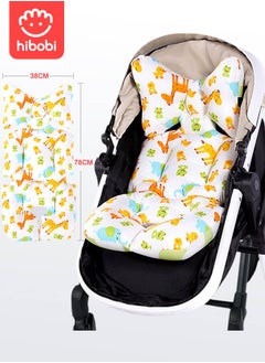 hibobi Universal Baby Seat Liner – 3D Air Mesh, Soft & Breathable Cushion for Strollers, Car Seats, High Chairs & More | Non-Slip & Comfortable for Infant, Baby & Toddler - Animals  - Image 1