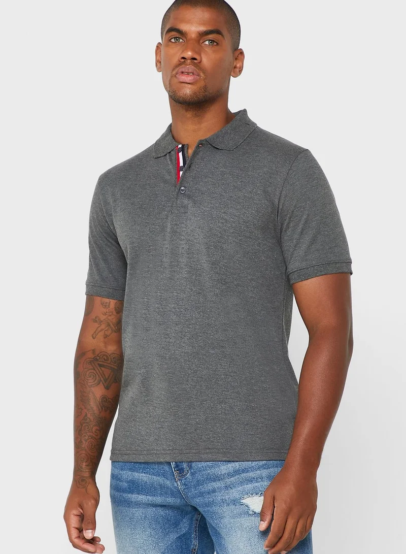 Seventy Five Tape Detail Polo Shirt