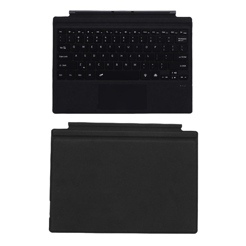 Tablet Wireless Keyboard Fit for Surface Pro 3 4 5 6 7 7+ Portable with Multi Gesture Touchpad 7 Color Backlit Type Cover Black - Image 3