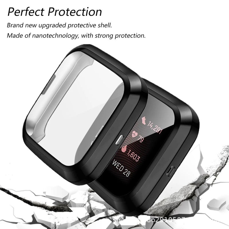 Suitable For Fitbit Versa/Lite Watch Case Versa2 All-Inclusive Electroplated Tpu Protective Case Cover - Image 3