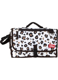 Nuby Nuby 2-in-1 Baby Changing Mat and Nappy Bag – Travel Change Bag with Multiple Storage Pockets | Adjustable Strap | Wipe-Clean & Wear-Resistant Material (Leopard)  - Image 4