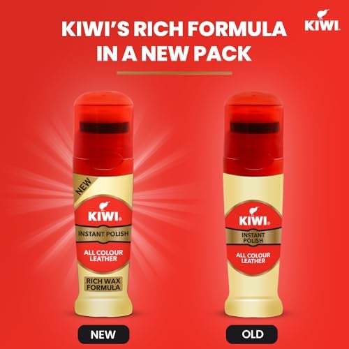 Kiwi Liquid Shoe Polish 75 ml Neutral India - Image 3