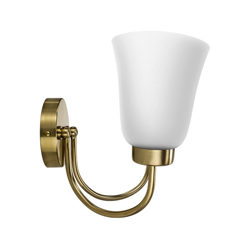 wipro BeuHome Double Wall Light BW02 | Premium Indoor Decorative Light with Contemporary Sleek Design | Antique Surface Mounted Classic Wall Light for Bedroom, Living Room | E27 (2H, Brush Bronze) - Image 5