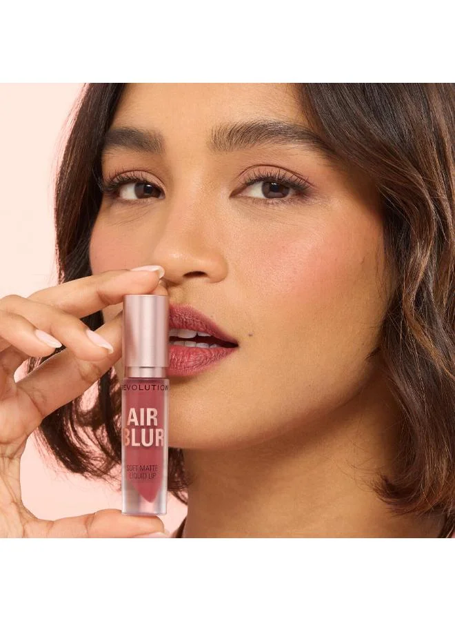 Revolution Air Blur Matte Liquid Lipstick Peachy