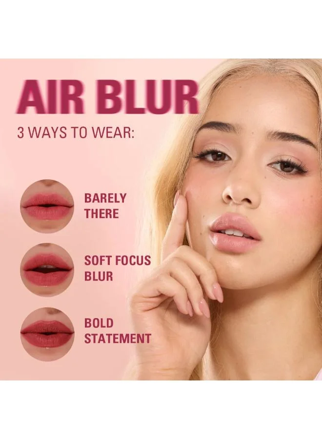 Revolution Air Blur Matte Liquid Lipstick Peachy