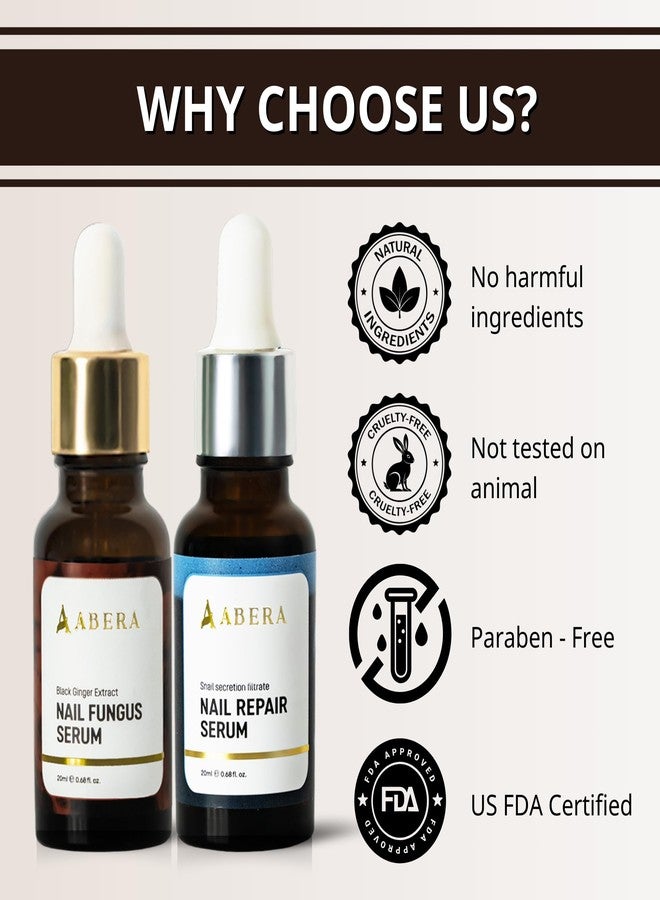 Abera Combo Premium Nail Restoration Drops - Nourishing Support for Weak, Stained & Deformed Nails - Supports Healthy Nails with Quick-Drying Formula for Fingernails and Toenails - Image 5