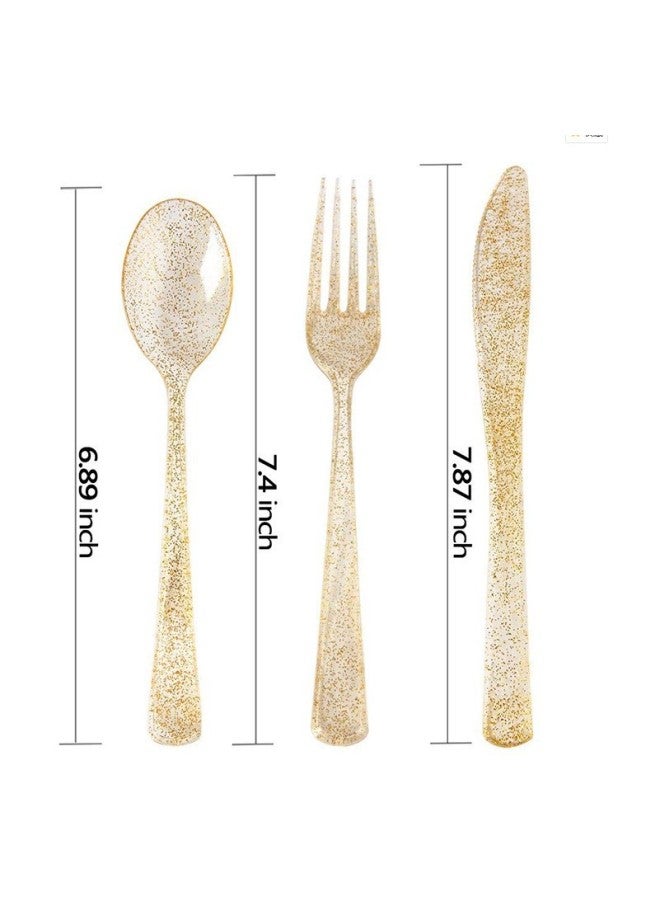 مجموعة من البلاستيك القابل للتصرف Ps Spoon Fork Glitter Powder Spoon Fork أواني الطعام للاستخدام لمرة واحدة أواني المطبخ الفضية - المواصفات: شوكة اللون: ألوان مخصصة