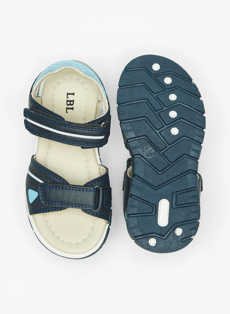 ال بي ال من شو اكسبرس Girls Textured Floaters With Hook And Loop Closure By Shoexpress