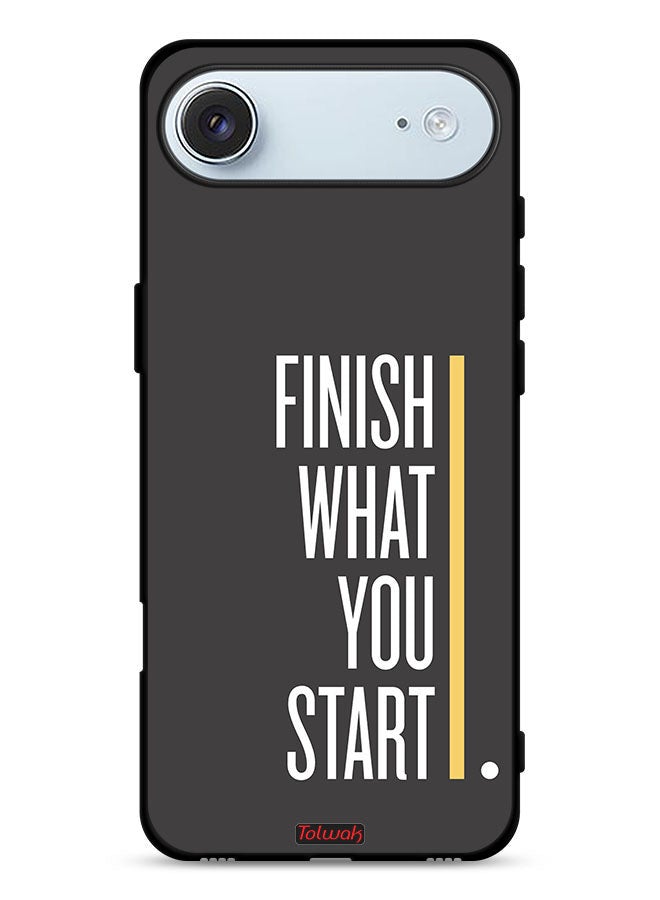 Tolwak Apple iPhone Air Protective Case Cover Finish What You Start - Image 1