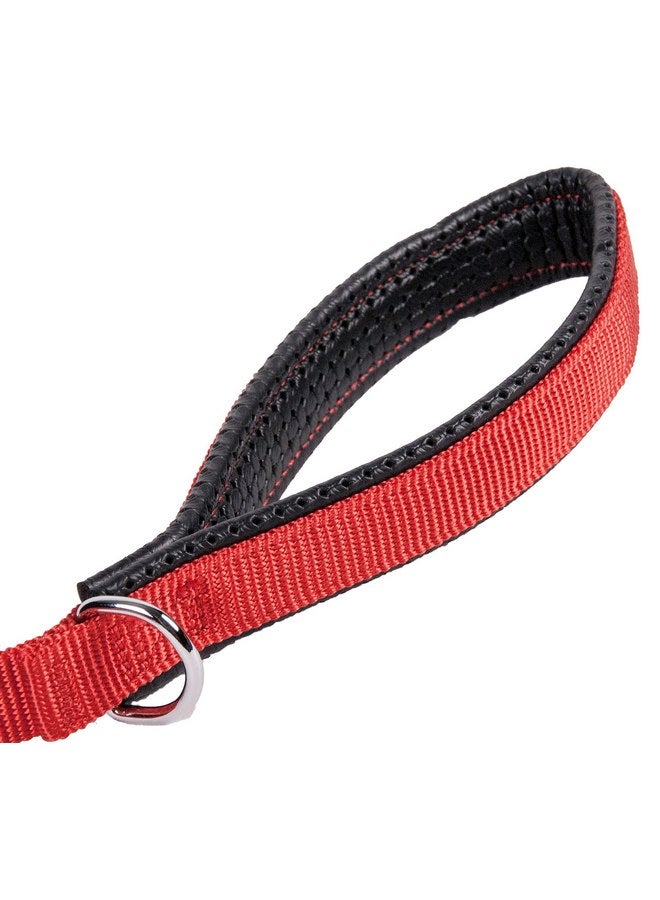 GOGO Pet Products 5/8-Inch Wide Comfy Nylon Dog Leash, 6-Feet Long, Red - Image 2