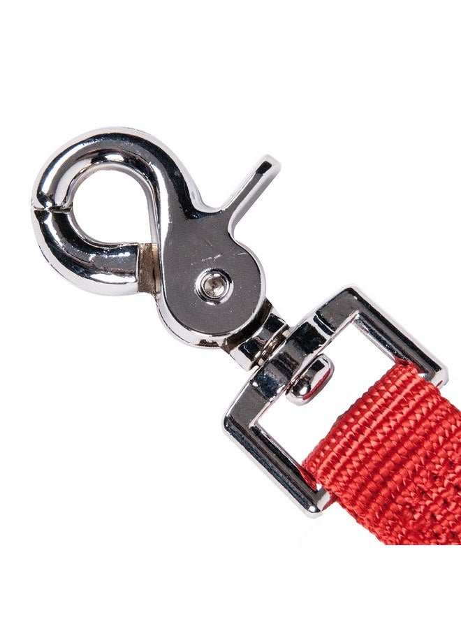 GOGO Pet Products 5/8-Inch Wide Comfy Nylon Dog Leash, 6-Feet Long, Red - Image 3