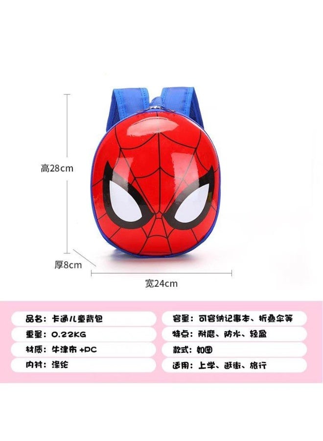شنط  للاطفال من عمر 3  سنوات، شنطة ظهر بتصميم سبايدرمان مقاومة للماء، شنطة كتب للاطفال بتصميم سبايدرمان، شنطة ظهر للاطفال - Image 2