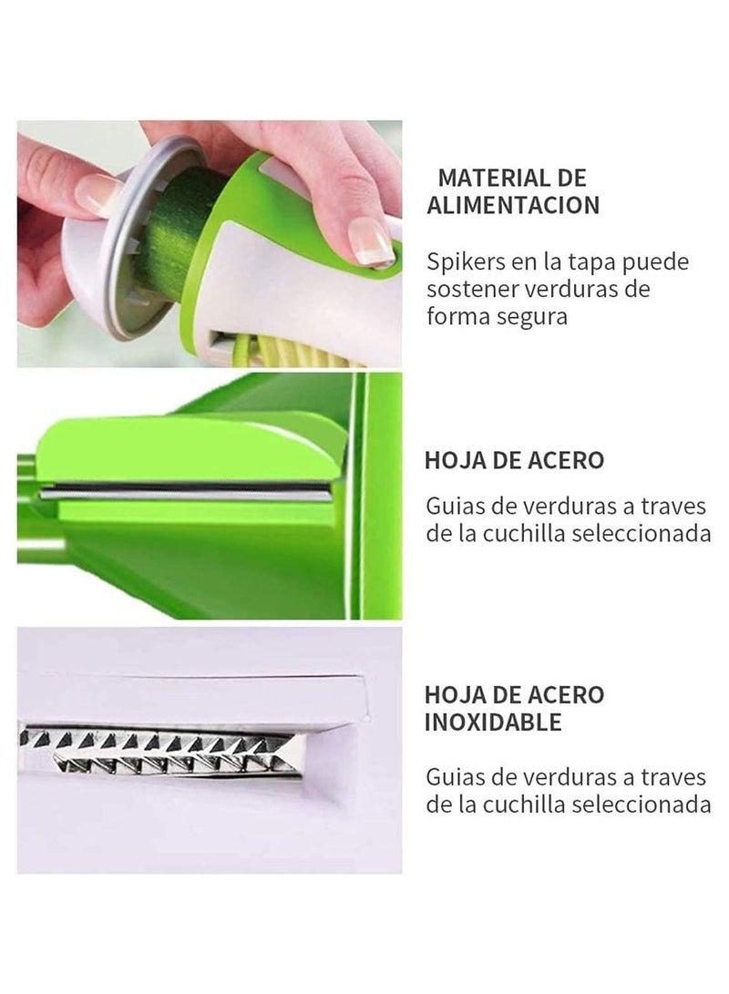 NIBEMINENT Vegetable Spiralizer, Spiralizer Hand Held, Spiral Slicer for Zucchini Noodle, Veggie Pasta, Spaghetti Maker Low Carb, Paleo, Gluten-Free Meals - Image 5