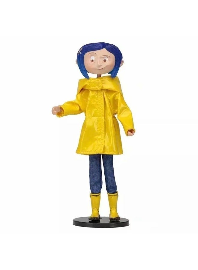general Movie version 7-inch ghost mother Caroline raincoat version desktop decoration toy gift for family and friends - Image 1
