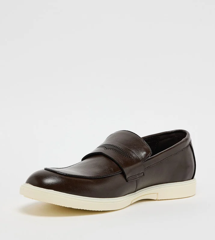ستيف مادن Mmillo Brown Loafers