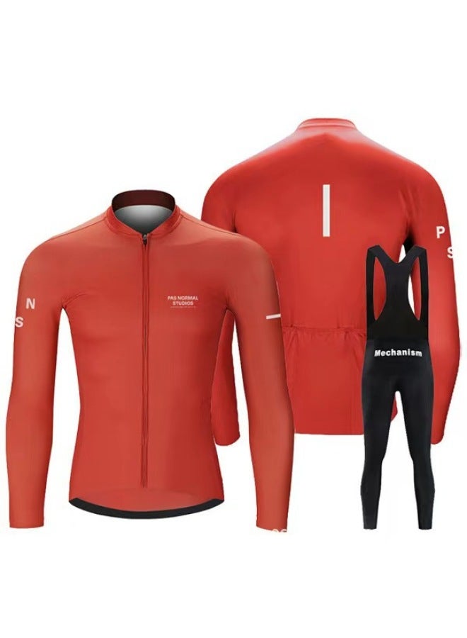 New Pas Long Sleeve Vest Bicycle Riding Sportswear Road Mountain Bike Breathable Quick-drying Riding Equipment