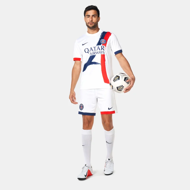 Nike White Men's Paris Saint-Germain 24/25 Away Replica Football Jersey for Men | Best Price UAE