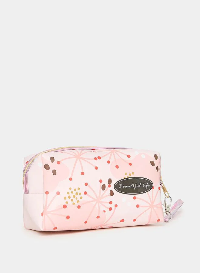 Styli Contrast Print Washbag