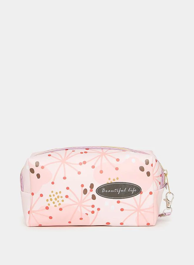 Styli Contrast Print Washbag