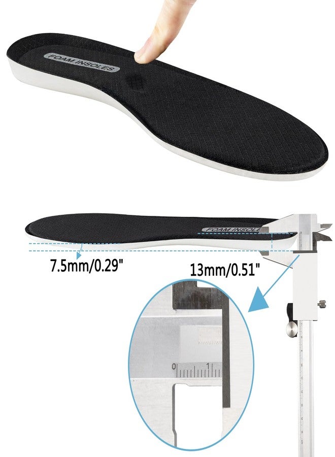 Endoto Memory Foam Insoles for Skechers Women & Men Shoes, Replacement Soft Elastic Insole Inserts for Foot Comfort(Size:US Women8-EU38) - Image 3