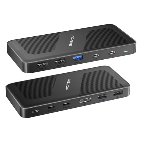 ACASIS 40Gbps Dock - with DP Port, PD 100W, 40Gb/s, USB C/A, Laptop Docking Station Dual Monitor Single 8K or Dual 6K Display for Windows and Mac, Compatible with USB4 - Image 1