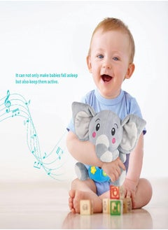 PowerTRC PowerTRC Plush Elephant Infant Toy | Baby Musical Toy for Kids 6 to 12 Months | Light Up Musical Fun Plushy for Kids  - Image 5
