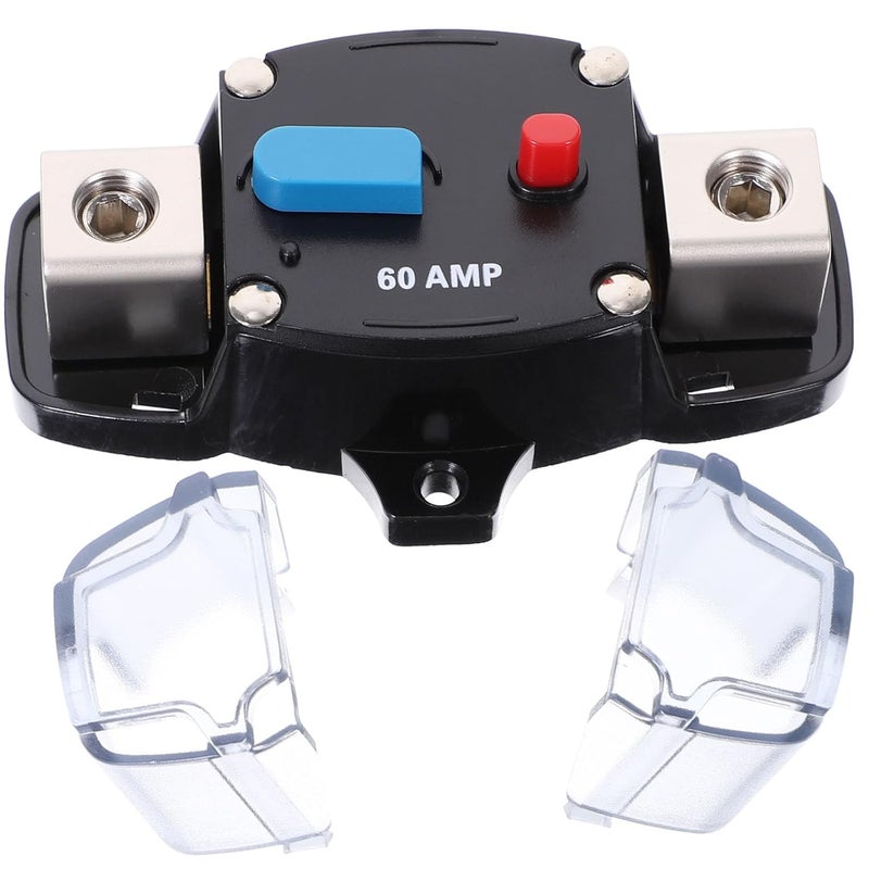 60 Amp Circuit Breaker Manual Reset for Car and Marine Use, Rv and Boat Electrical Power Supply Protection Switch - Image 1