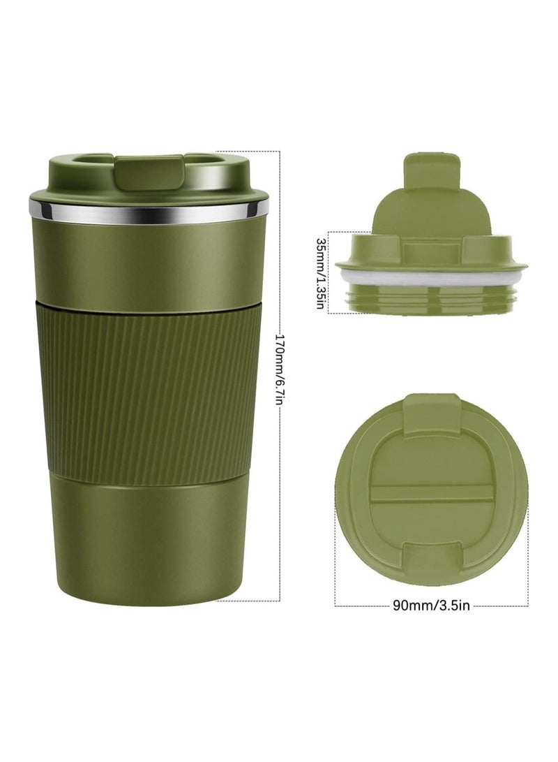 LA' PRECIOUS Travel Mug Reusable Insulated Coffee Cup Vacuum Insulation Stainless Steel Thermal Coffee Mug for Hot Cold Drinks - Image 4