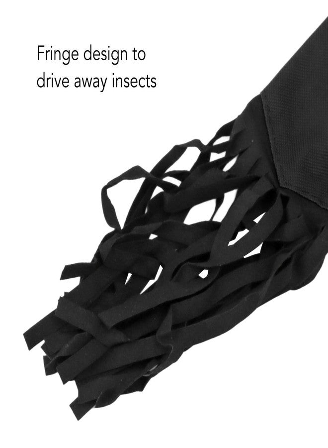 فوكتي حقيبة فوكيتي لحماية ذيل الحصان، واقي ذيل الحصان المقاوم للماء، آمن ومتين وسهل الارتداء، مزود بخطاف وحلقة مزينة بشراشيب لحماية ذيل المهر من الأوساخ والتكسر والاحتكاك. - Image 4