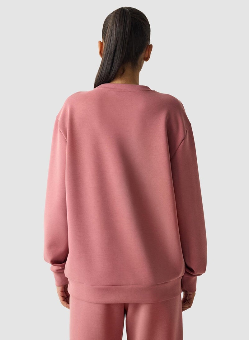Penti Comfy Pink Modal Sweatshirt - Image 3