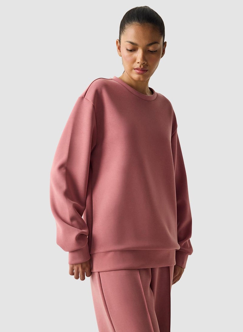Penti Comfy Pink Modal Sweatshirt - Image 2