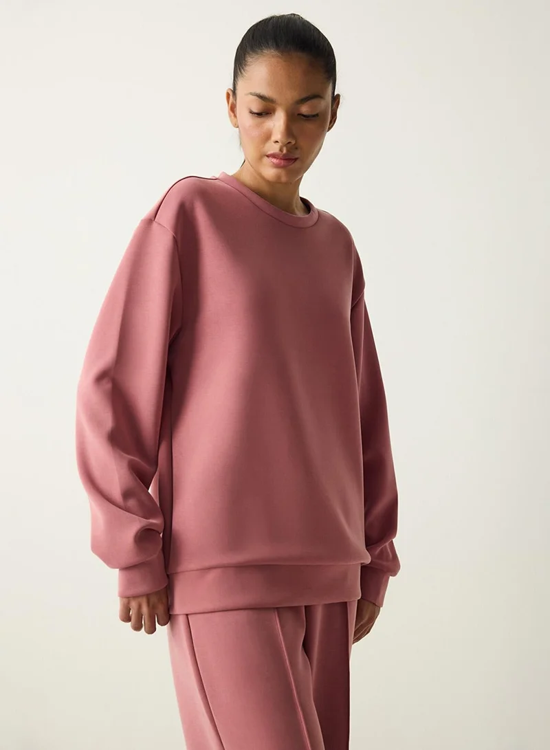Penti Comfy Pink Modal Sweatshirt