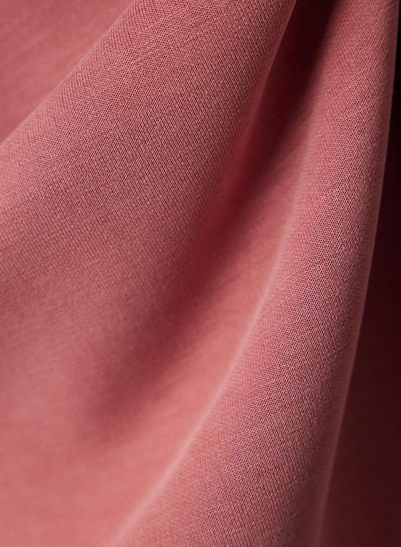 بنتي بلوزة وردية مريحة من المودال - Image 4