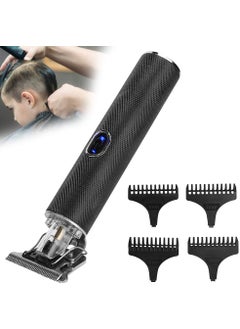 Electric Hair Clipper Professional Electric Hair Clipper Accessories Cutting Machine Hair Trimmer For HairClippersAndAccessories For With 4 Pcs Limit CombBlack