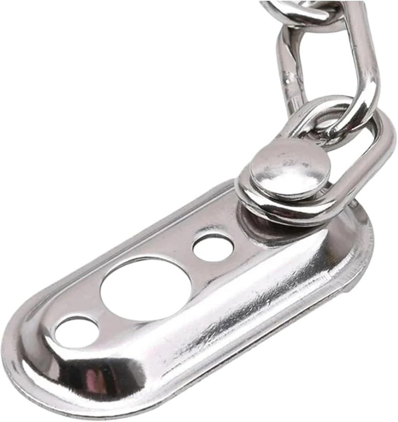 Stainless Steel Security Door Lock Guard Sliding Fastener Latch For Home Office - Image 3