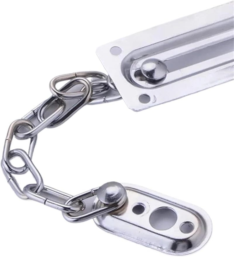 Stainless Steel Security Door Lock Guard Sliding Fastener Latch For Home Office - Image 4