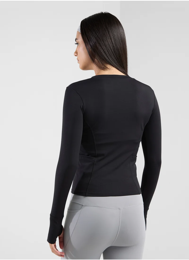 FRWD Fittem Seam Detail Long Sleeves Top