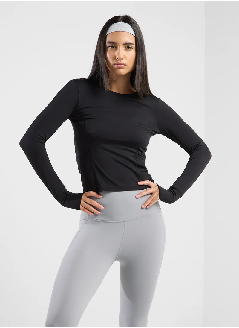 FRWD Fittem Seam Detail Long Sleeves Top