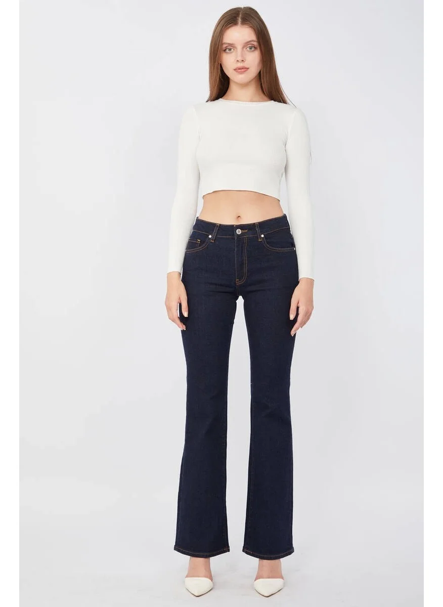 Banny Jeans Women Rins Flared Jeans