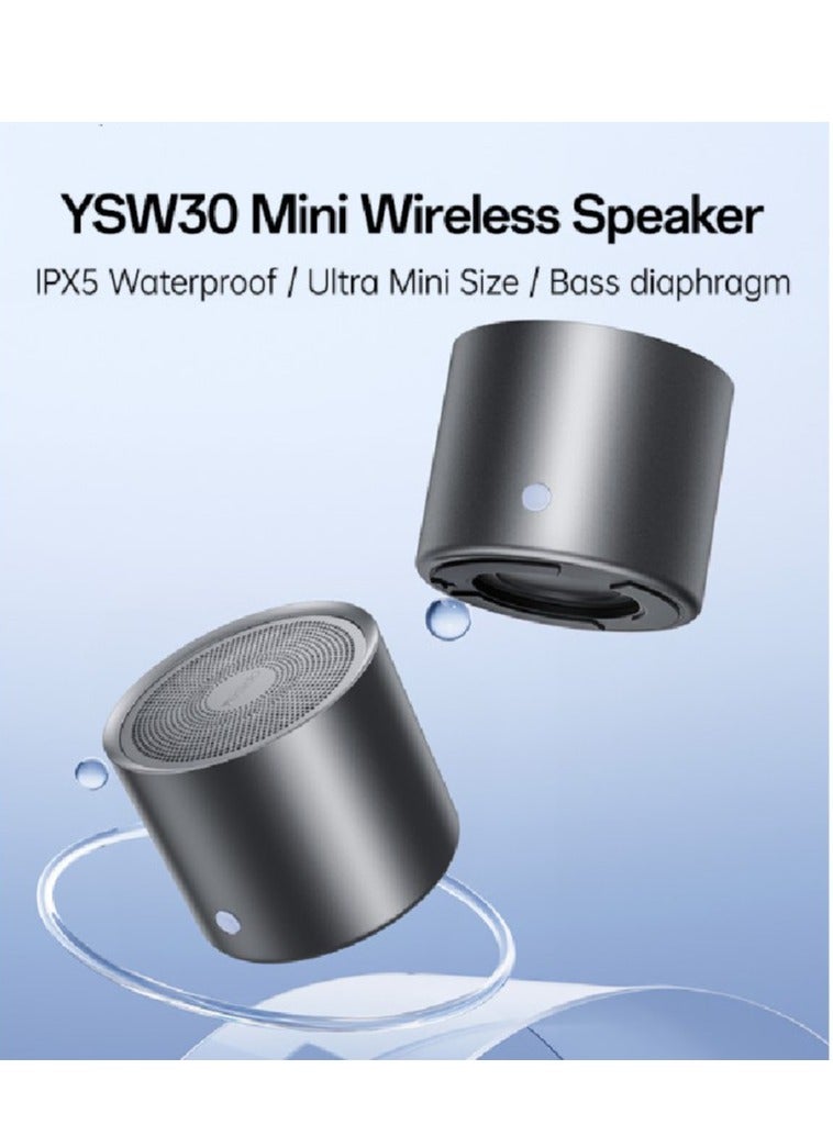 YSW30 3W Output IPX5 Waterproof Bass Diaphragm BT5.0 700mAh Battery Mini Wireless Speaker - Image 2