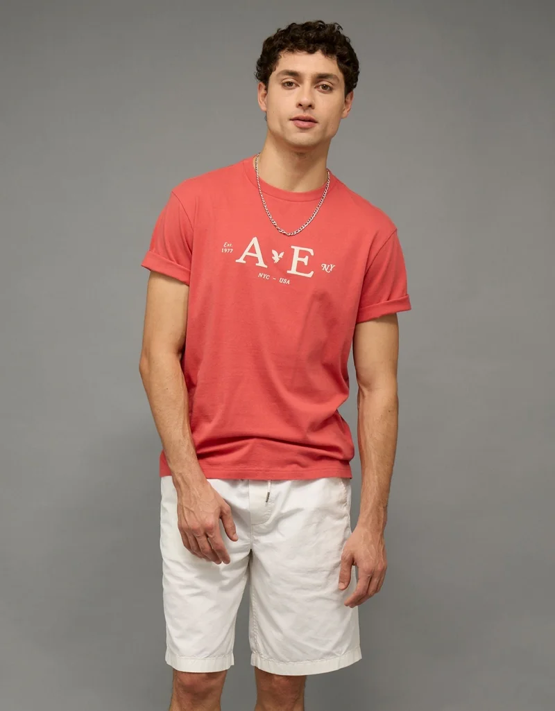 AE Short-Sleeve Dip-Dye Graphic T-Shirt
