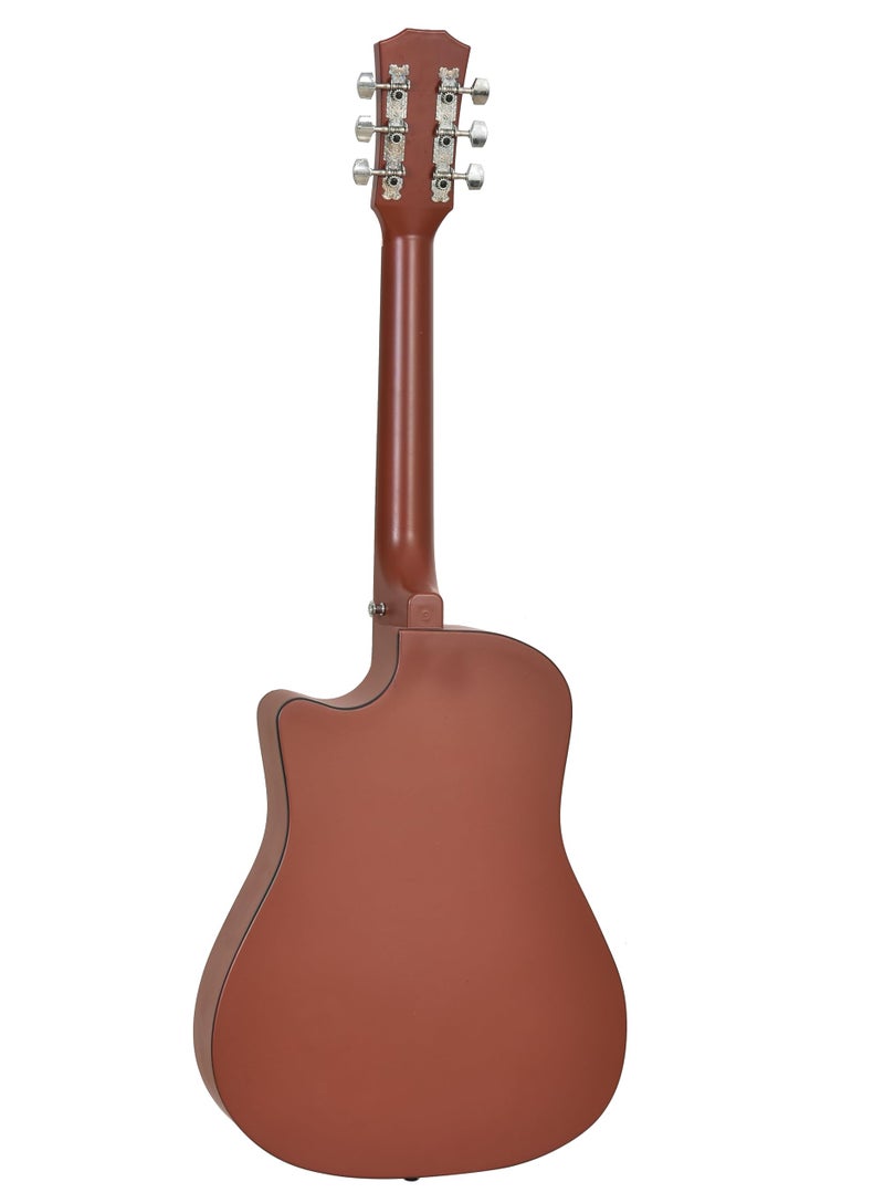 BLUEBERRY VIP-382-Natural, Acoustic Guitar, Cutway Innovative design With Bag, Belt, String Set And 2 Picks -(Size: 38 Inch) - Image 5