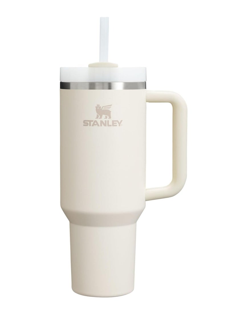 كوب STANLEY Quencher H2.0 سعة 40 أونصة مع حامل أكواب Flowstate بثلاثة أوضاع، مناسب للسفر، كوب معزول من الفولاذ المقاوم للصدأ، كوب معزول مفرغ من الهواء من الفولاذ المقاوم للصدأ للمياه والشاي المثلج أو القهوة والعصائر والمزيد - Image 1