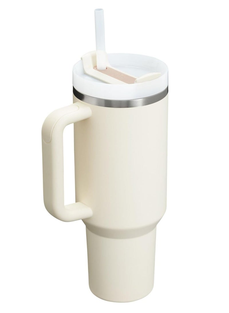 كوب STANLEY Quencher H2.0 سعة 40 أونصة مع حامل أكواب Flowstate بثلاثة أوضاع، مناسب للسفر، كوب معزول من الفولاذ المقاوم للصدأ، كوب معزول مفرغ من الهواء من الفولاذ المقاوم للصدأ للمياه والشاي المثلج أو القهوة والعصائر والمزيد - Image 2