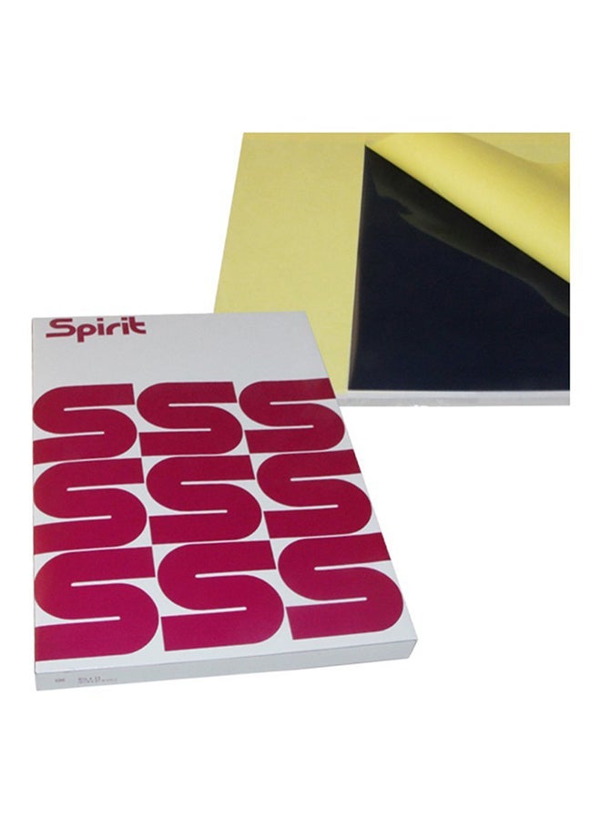 نيبمينينت 50-Piece Stencil Paper Tattoo Kit Multicolour - Image 1