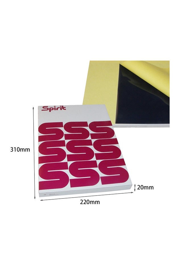 نيبمينينت 50-Piece Stencil Paper Tattoo Kit Multicolour - Image 2