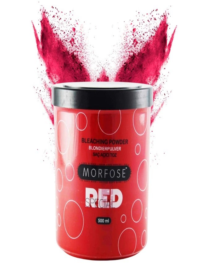 Morfose Professional Bleaching Powder 450 g / 15.8 oz Red Bleaching Powder Hairdressing Supplies Hair Brightener Salon Hairdresser Bleaching - Image 1