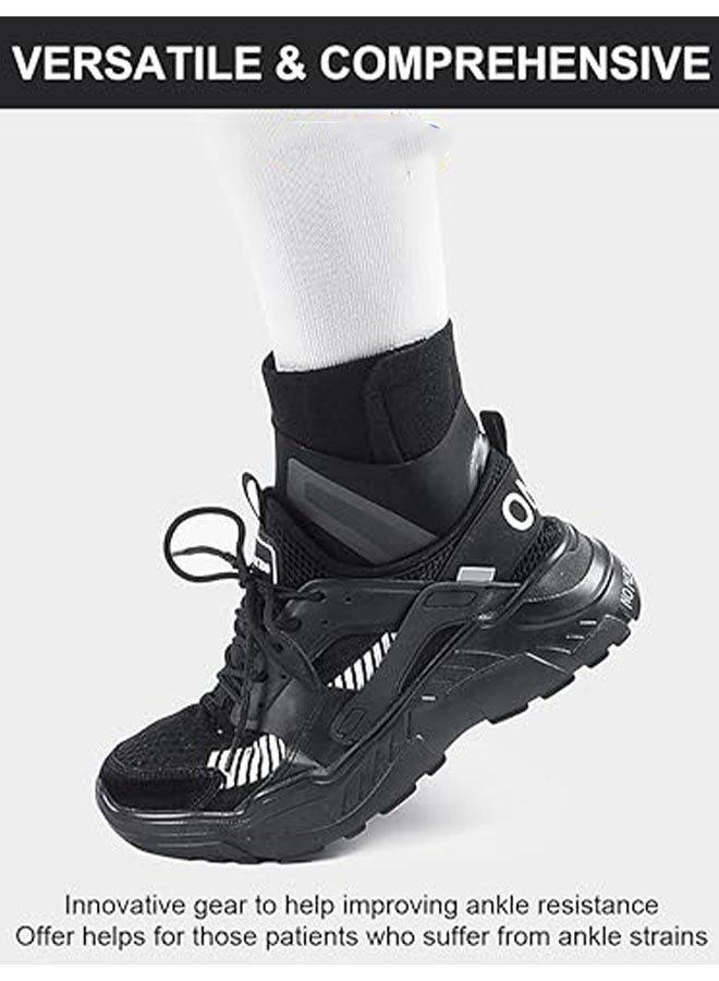 Happy D 1 Pair Ankle Brace for Women & Men - Breathable Comfortable Adjustable Ankle Wrap, Ankle Support for Running, Basketball, Achilles, Minor Sprains, Joint Pain Relief, Injury Recovery, One Size Fits All - Image 5