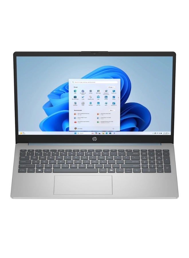 HP لابتوب بشاشة 15.6 بوصة بدقة Full HD، مع معالج Intel N305/8GB RAM/8GB SSD/Windows 11 إنجليزي/لون أزرق ضوء القمر - Image 2