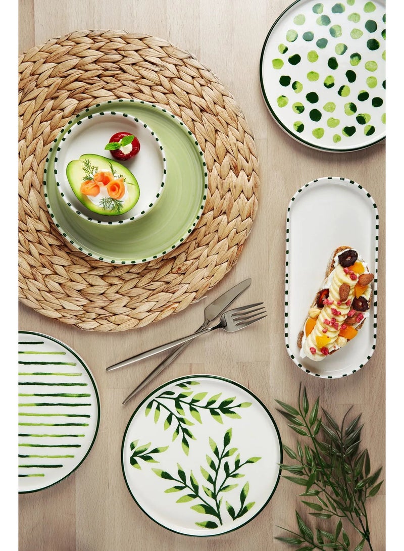 كيتشن لايف طقم فطور من السيراميك من جرين تري، مكون من 22 قطعة لـ12 شخصًا - Image 3